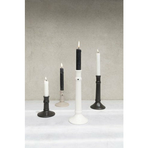 Bastion Collections Kerzenhalter / Candlestick SM Matt Black 10cm