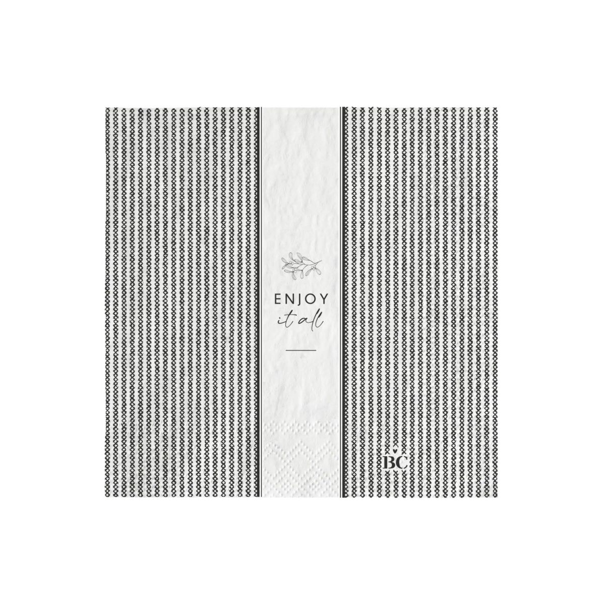 Bastion Collections Napkin / Papierserviette - Enjoy it all -