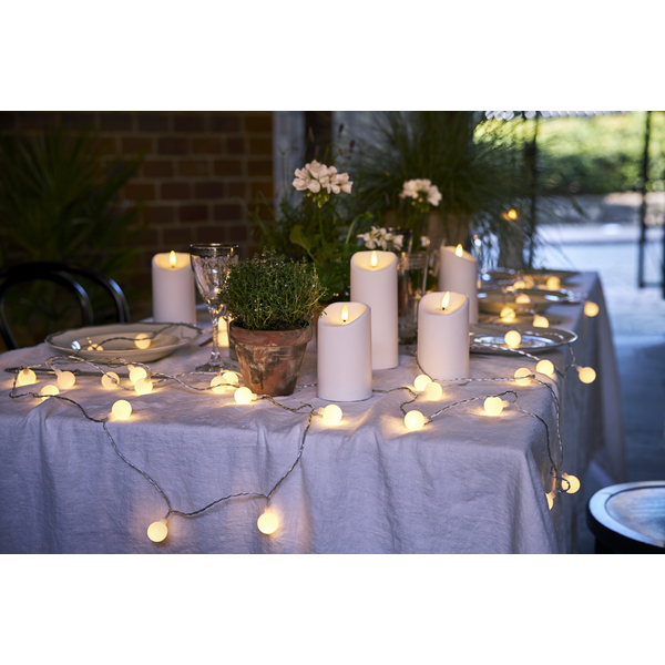 Lichterkette Outdoor "Berry" - opal