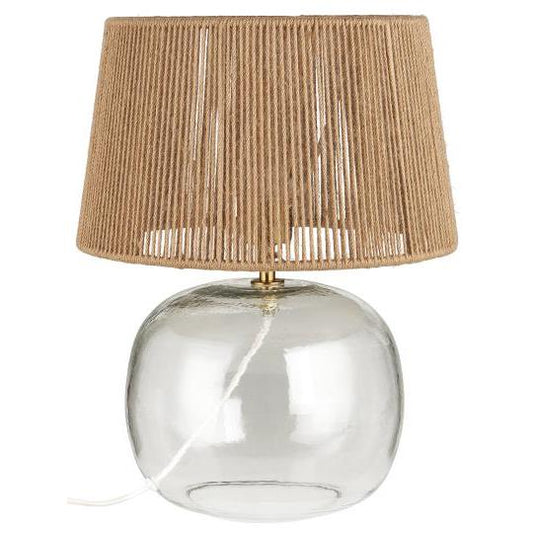 Ib Laursen Tischlampe Ghana natur- Leitung 220cm -