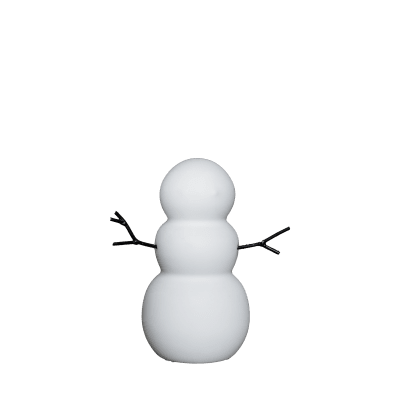 DBKD Snowman small - Schneemann - white-