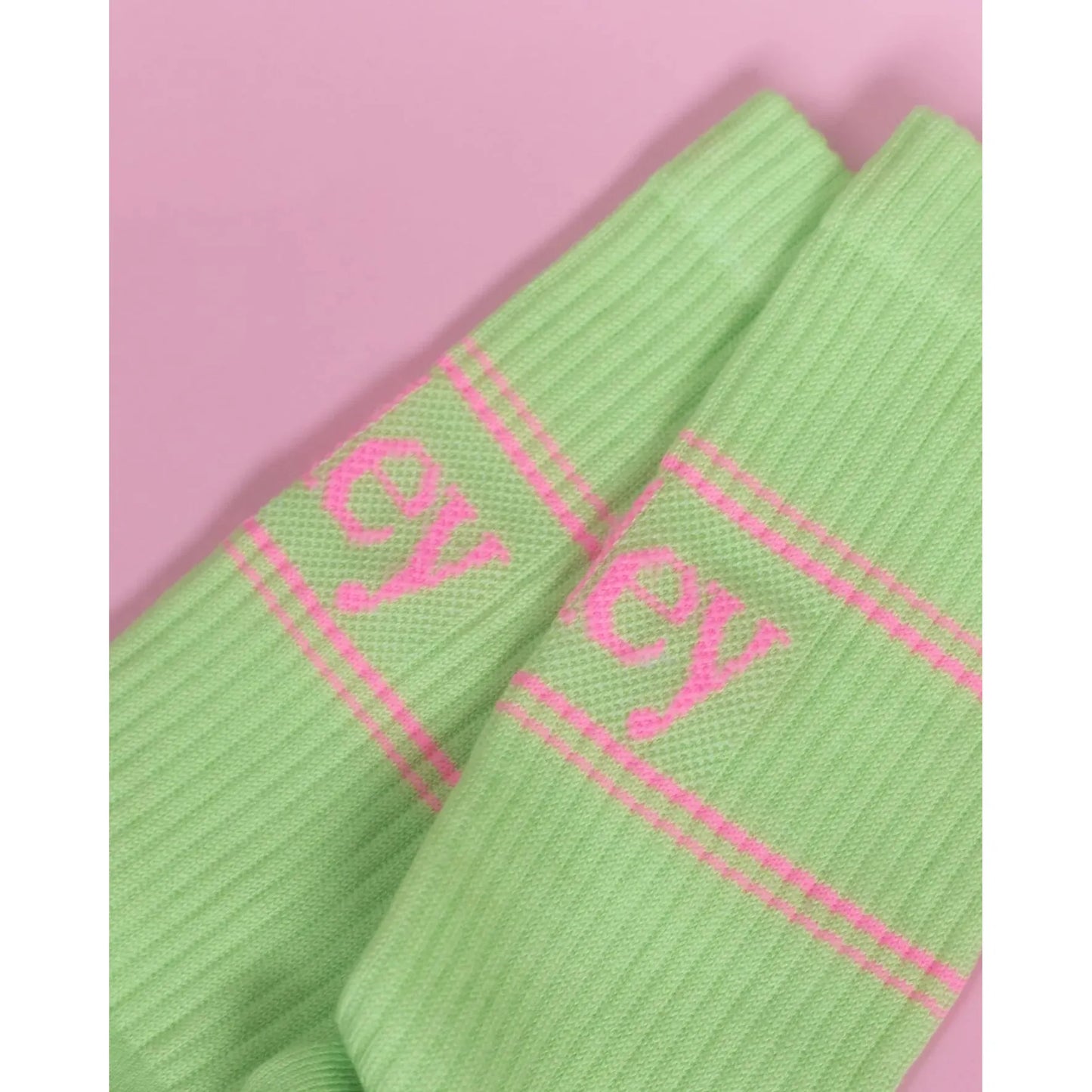 le ooley Socke- Pastel neon Butterfly