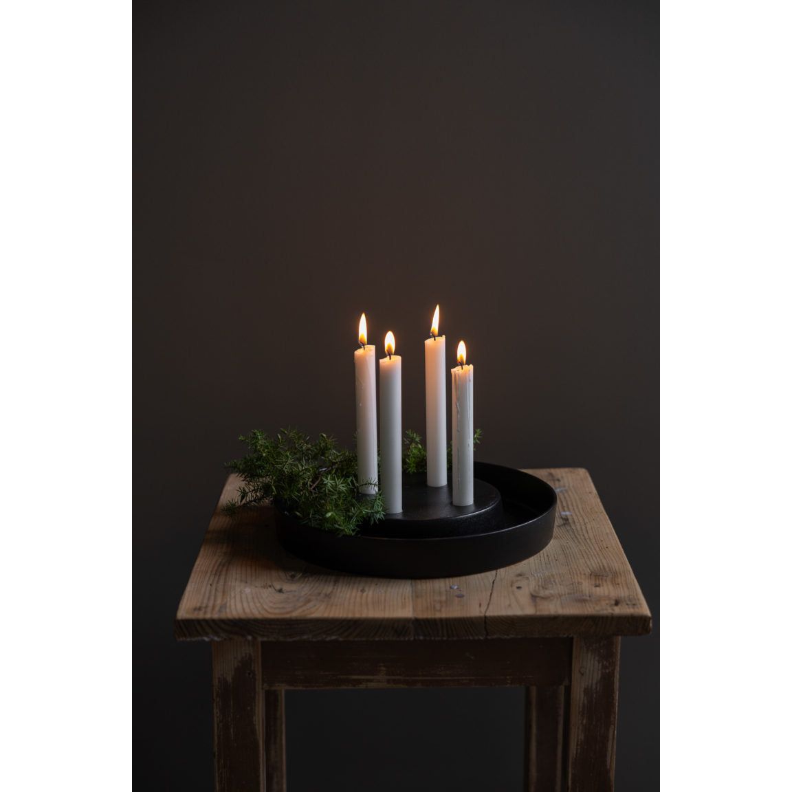 Storefactory Valltorp XL glossy black Candlestick/ Kerzenhalter