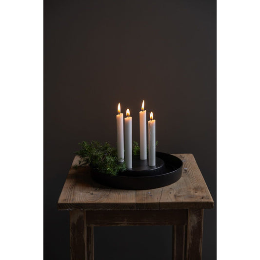 Storefactory Valltorp XL glossy black Candlestick/ Kerzenhalter