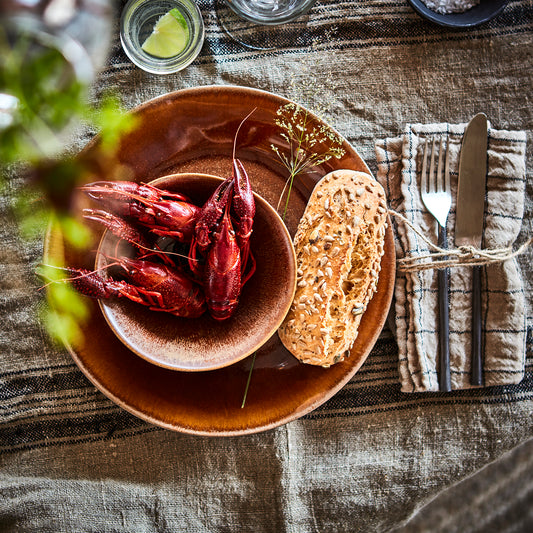 Affari ELSA Serviette -beige/schwarz