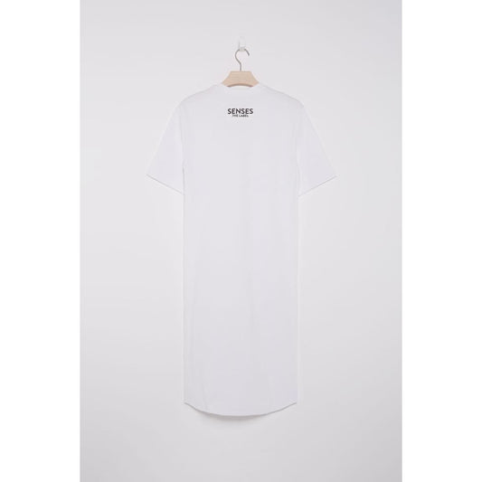 Senses. the Label T-Shirt-Kleid FI:OR -opticwhite