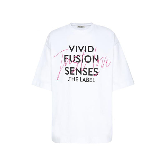 Senses. the Label Oversized T-Shirt TEC:LA -opticwhite
