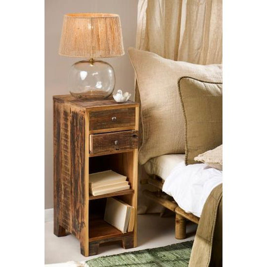 Ib Laursen Tischlampe Ghana natur- Leitung 220cm -