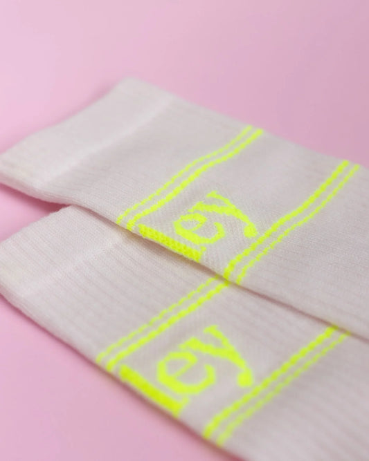 le ooley Socke-Pastel neon blush