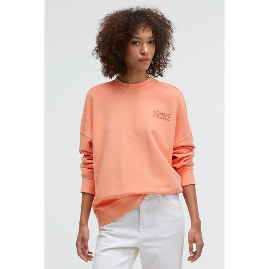 Senses. the Label Sweatshirt STAR:LIGHT -peach nectar