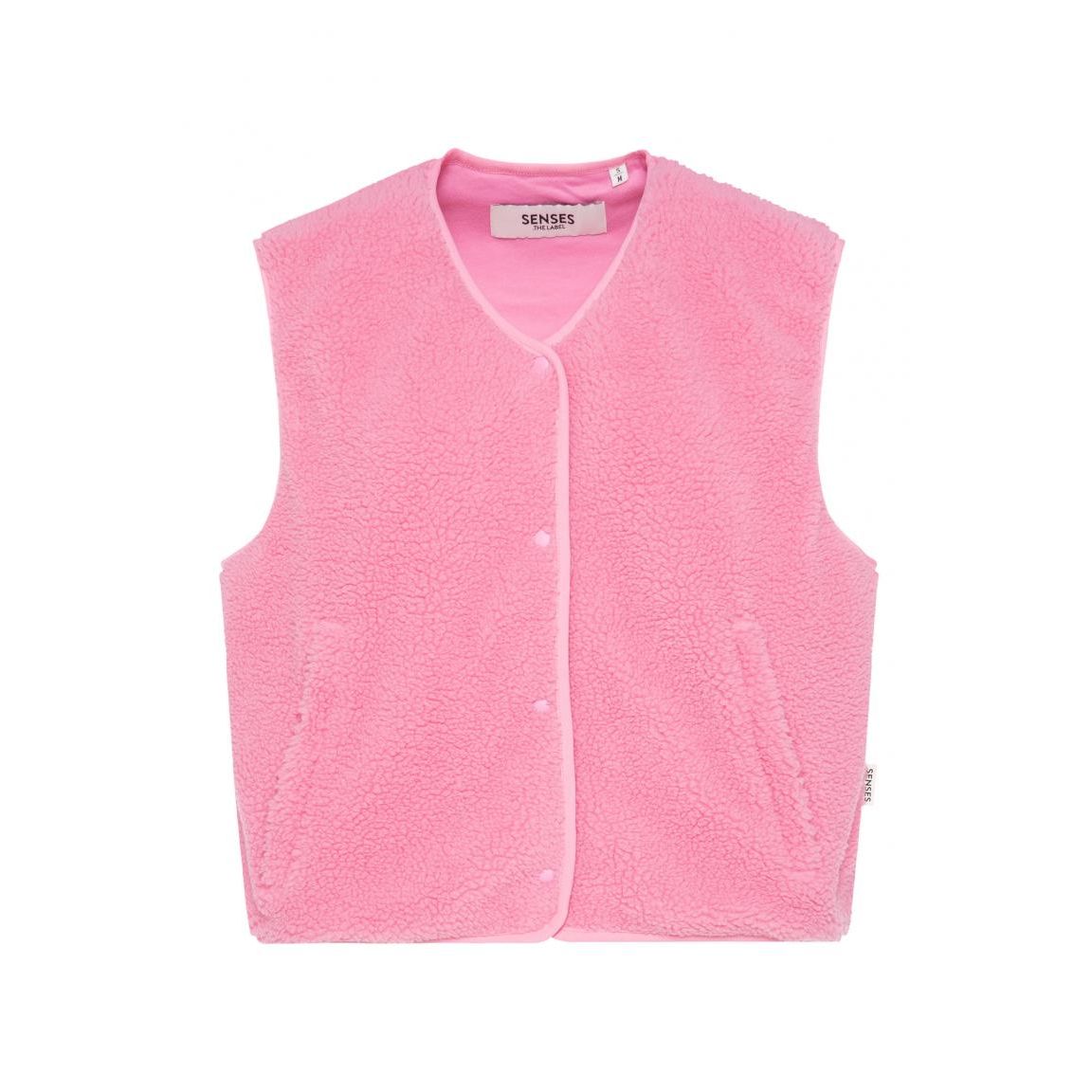 SENSES the Label Weste SV:EA im Sherpa-Look