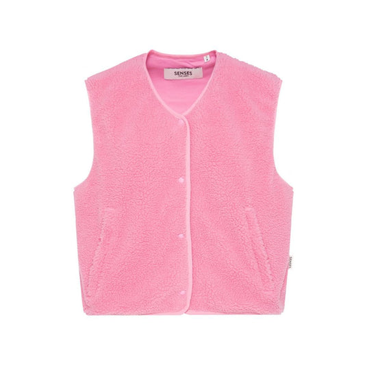 SENSES the Label Weste SV:EA im Sherpa-Look