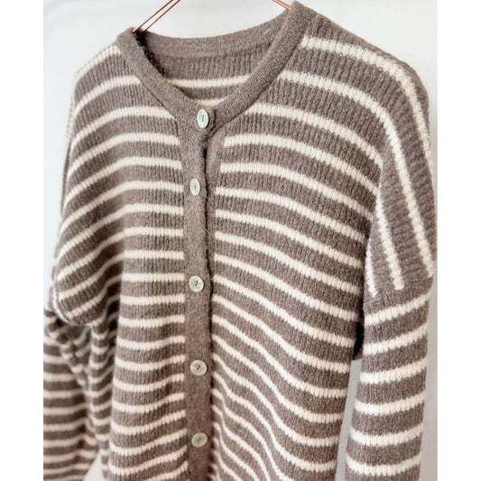 Strickjacke "ToffeeWool" - braun
