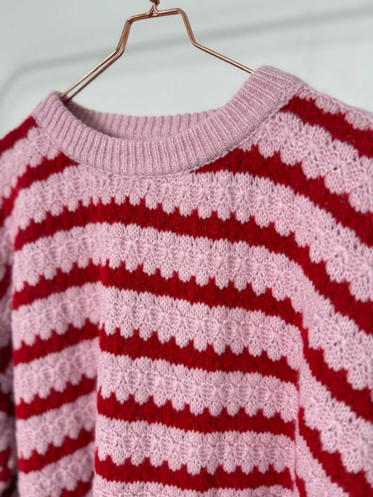 Strickpullover -rosa