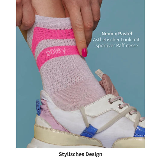 le ooley Socke - Streetmood Light Neon Pink