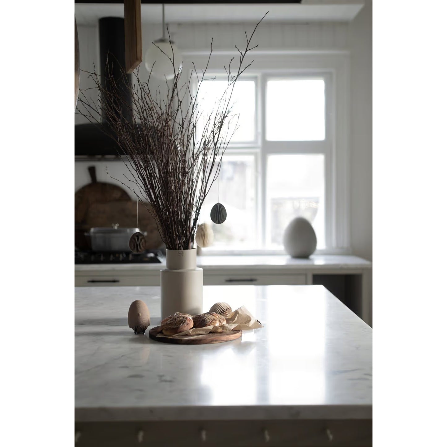 DBKD Ovoid Large Osteranhänger - white