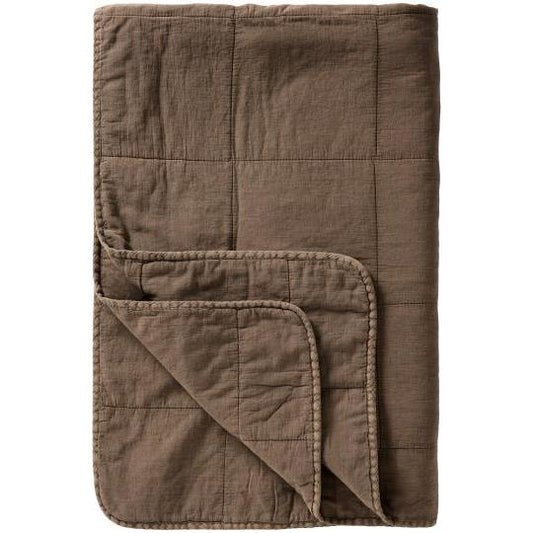 Ib Laursen Vintage Quilt - chocolate
