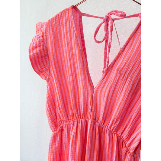 Musselin Jumpsuit -neon