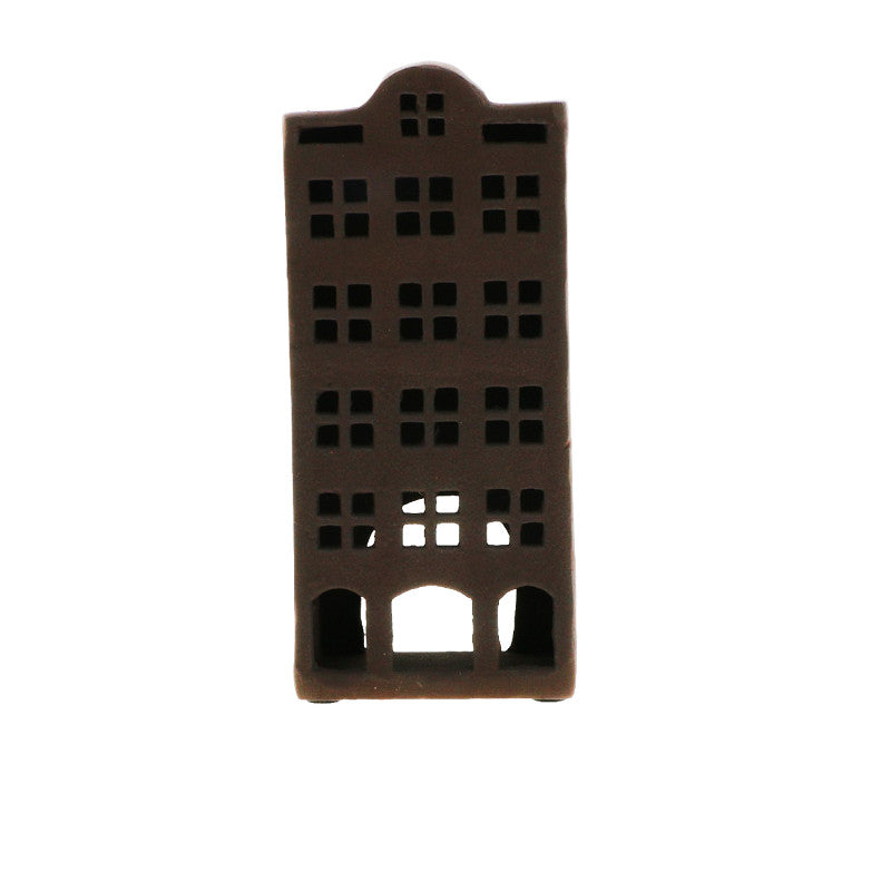 Lichthaus - schokobraun -  20 x 6,5 x 10cm