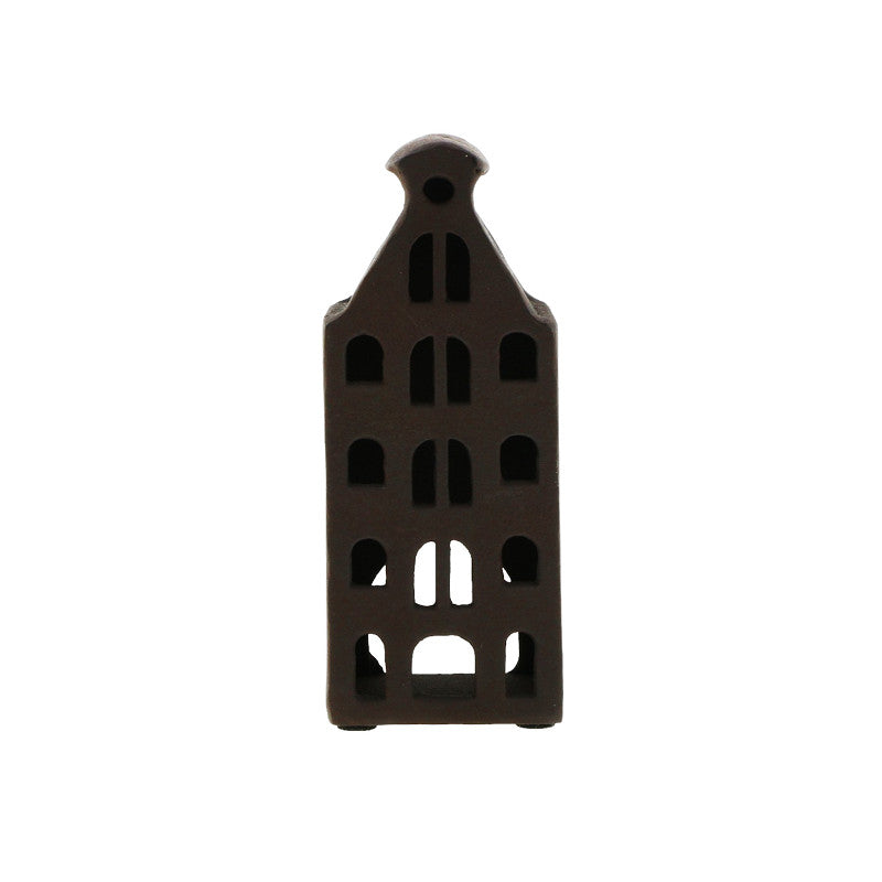 Lichthaus - schokobraun - 17 x 6 x 7cm