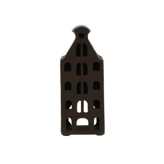 Lichthaus - schokobraun - 17 x 6 x 7cm