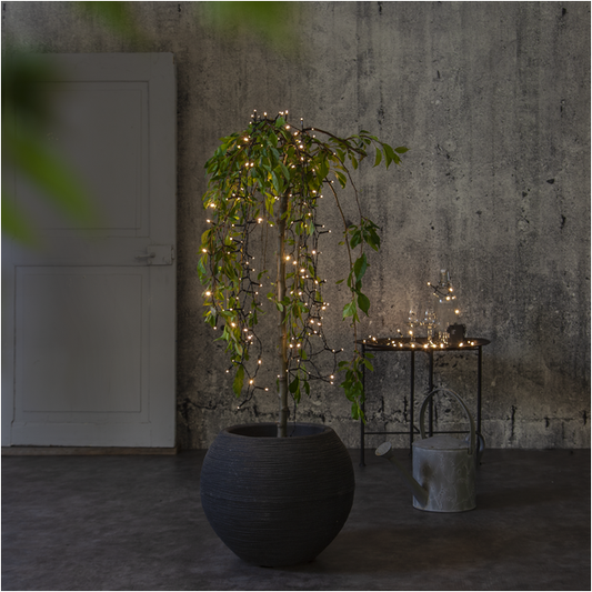 LED- Lichterkette - schwarz