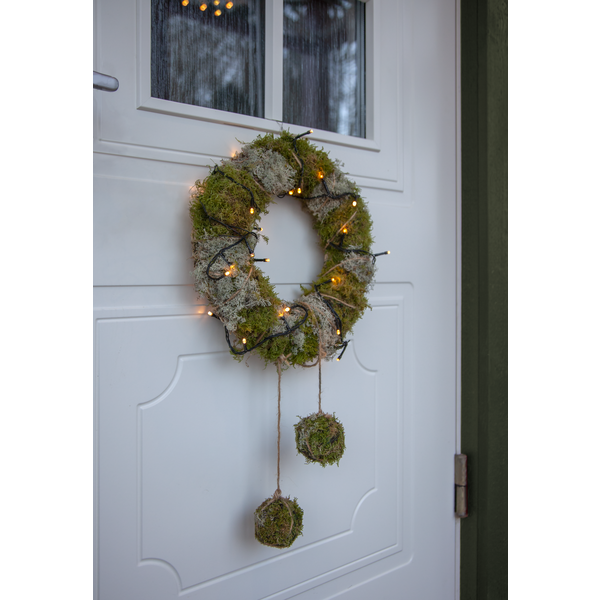 LED- Lichterkette - schwarz