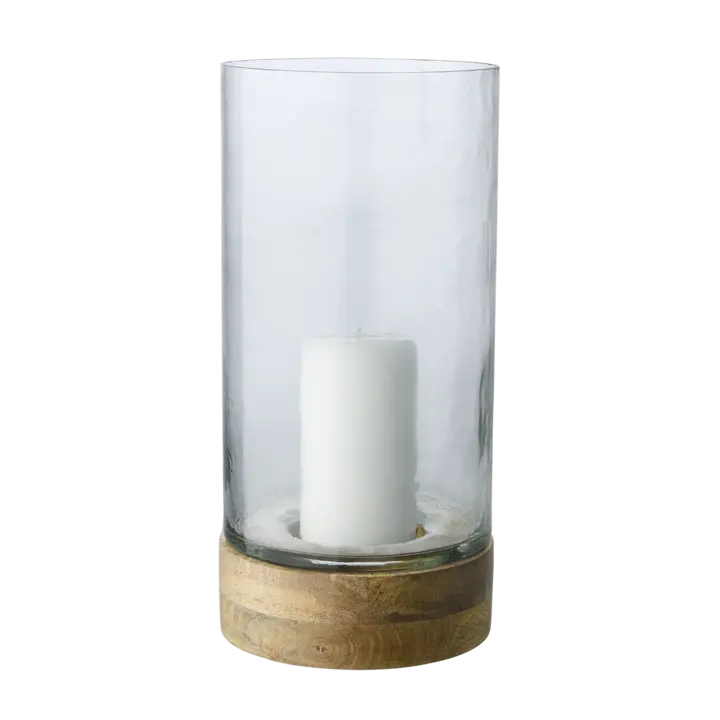 Affari DISA Laterne -klar/braun- Ø15xH32 cm