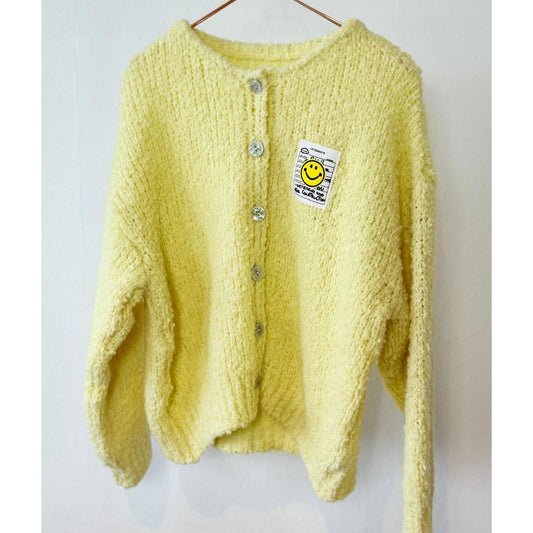Strickjacke "Sunny" - gelb
