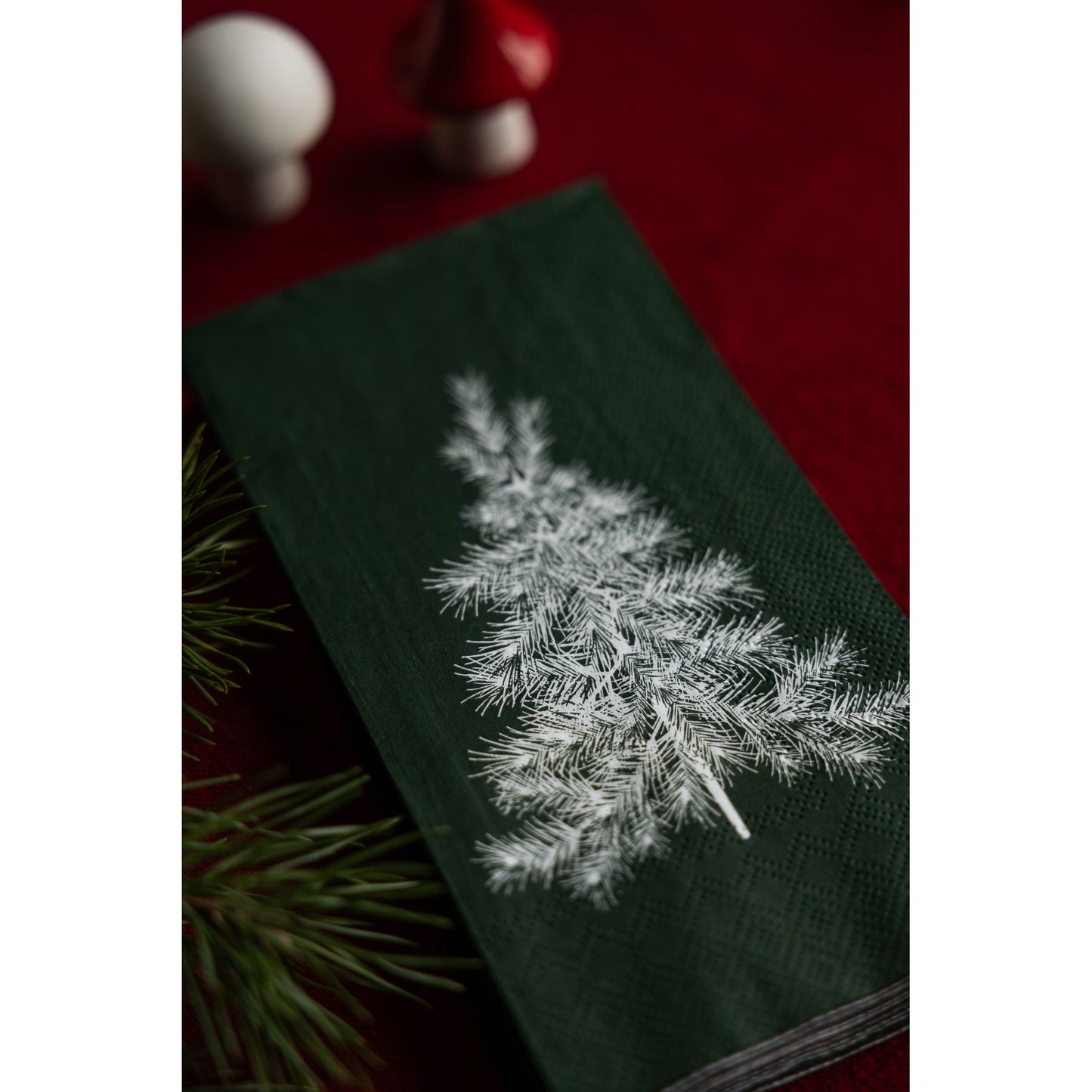 Storefactory Julgran Papierserviette Tanne - green