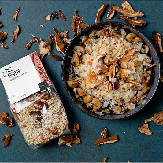 Pilz Risotto mit feinen Steinpilzen