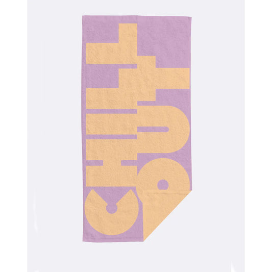 chic mic Strandhandtuch/ Saunahandtuch -chill out