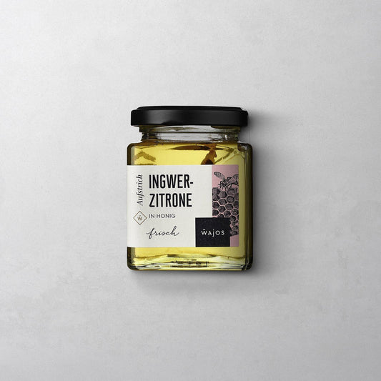 Ingwer-Zitrone in Honig