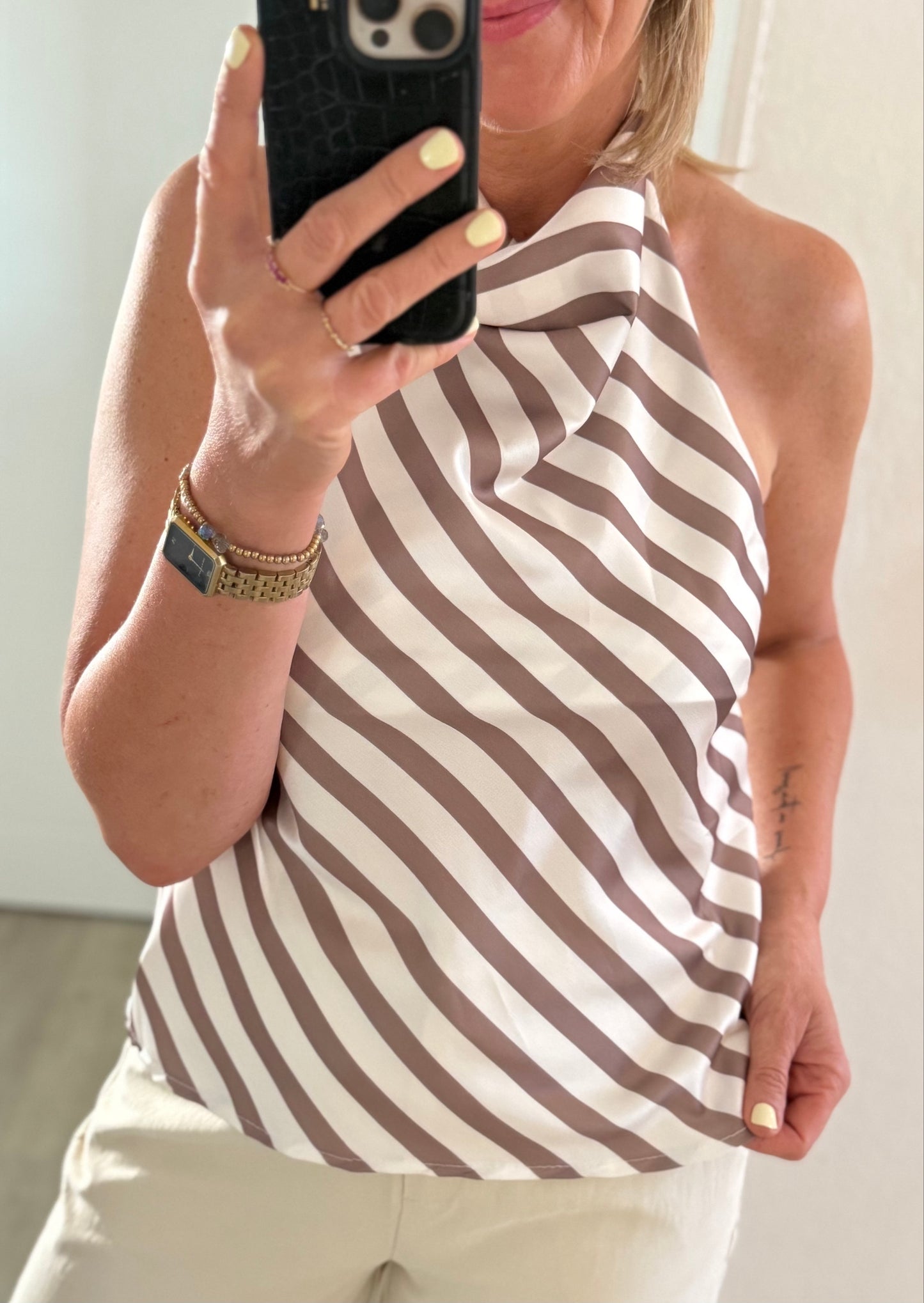 Neckholder - taupe