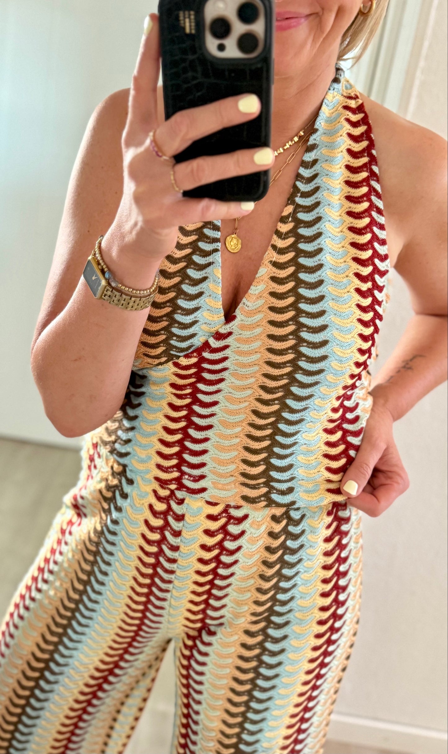 Neckholder mit Muster