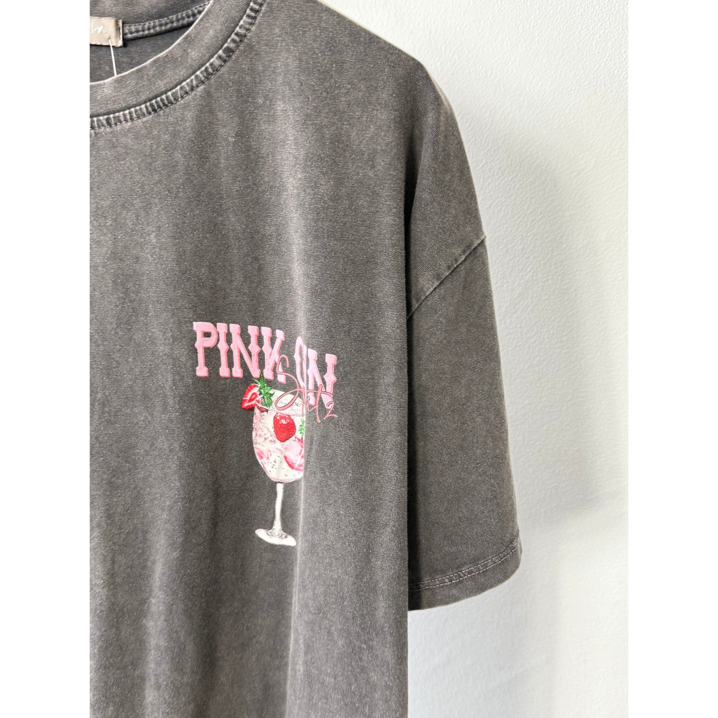 Pink Gin T-Shirt -grau-