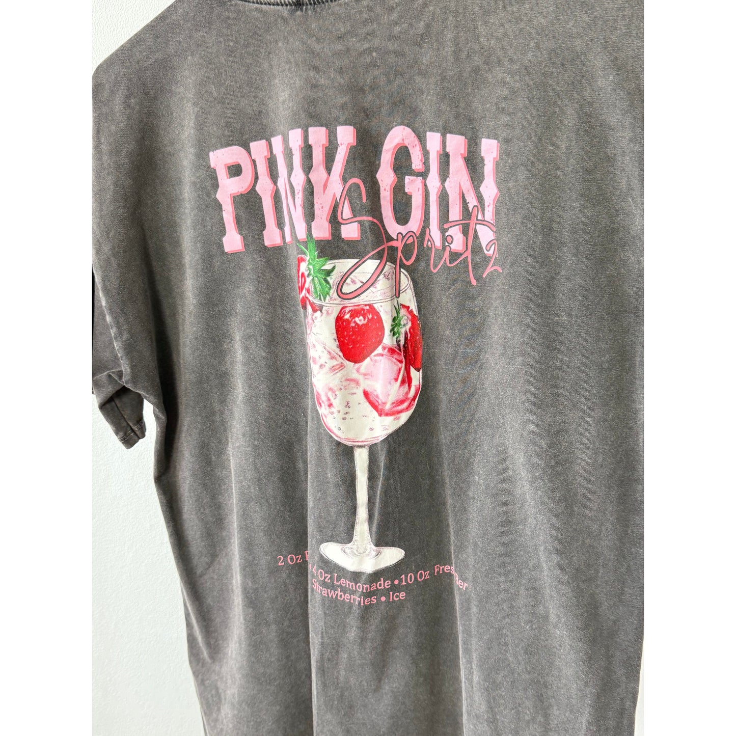 Pink Gin T-Shirt -grau-