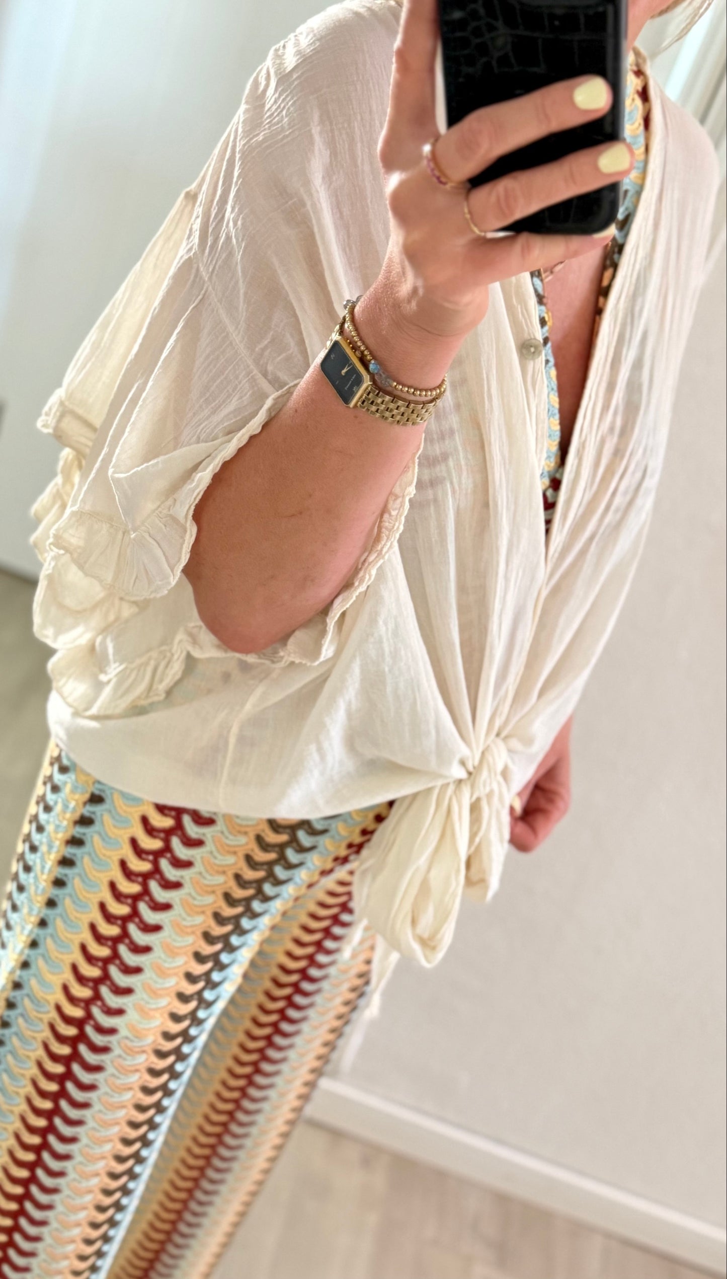 Bluse - beige