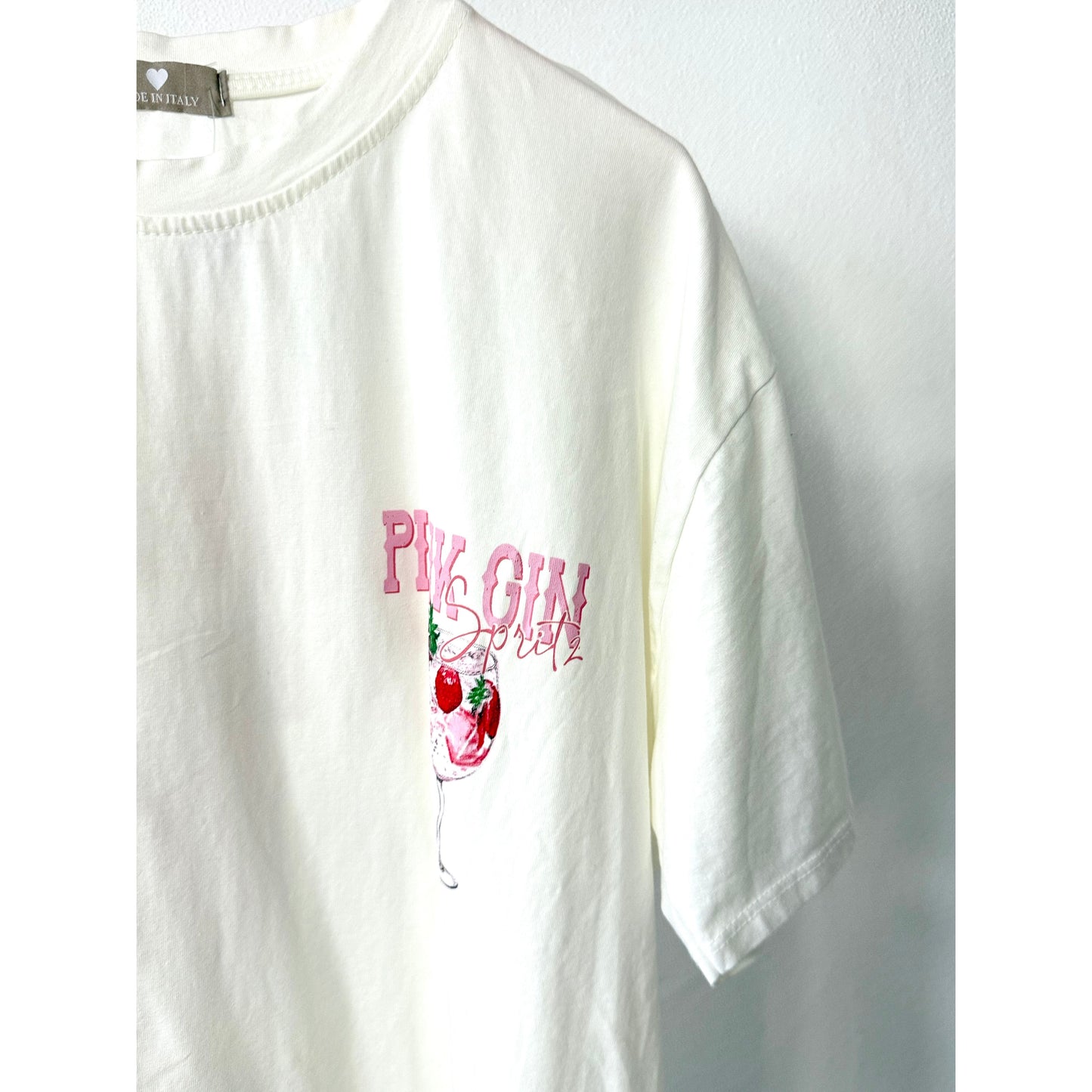 Pink Gin T-Shirt -weiß-