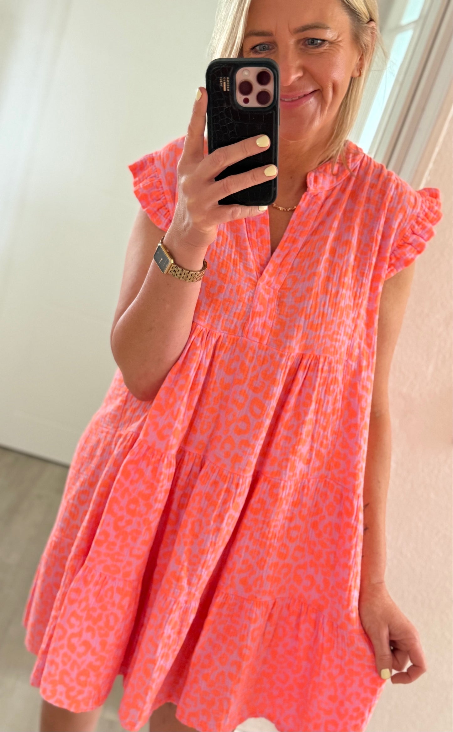 Musselin Kleid - leo