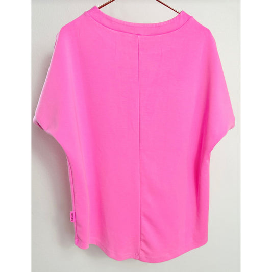 Senses the label T-Shirt TA:LE-vivid pink
