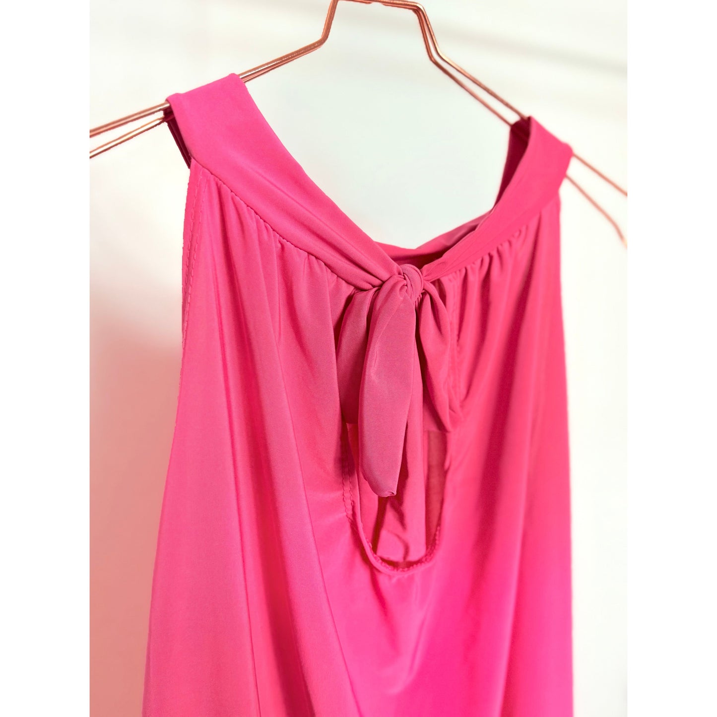 Neckholder Top -pink