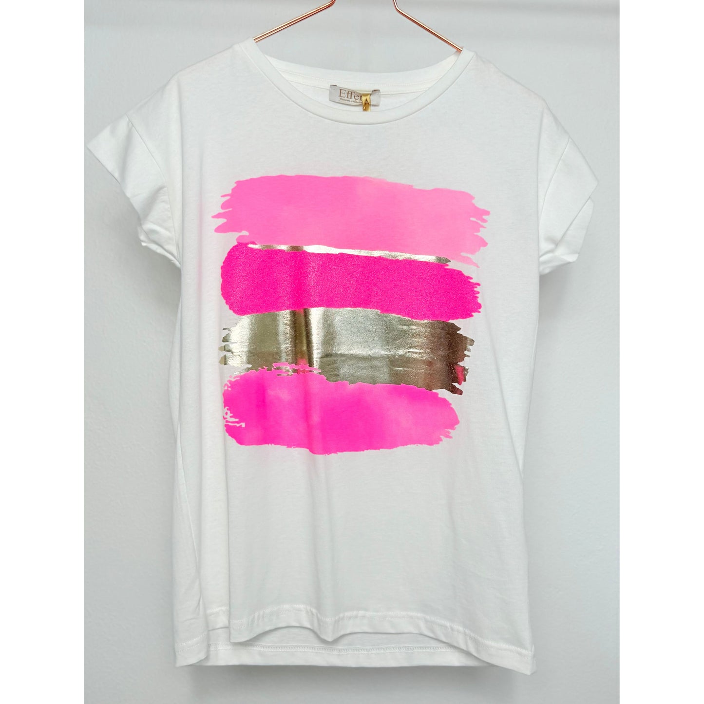 T-Shirt - pink /gold