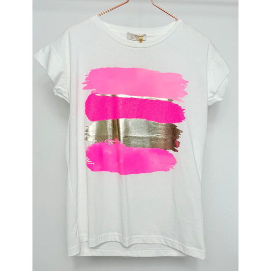 T-Shirt - pink /gold