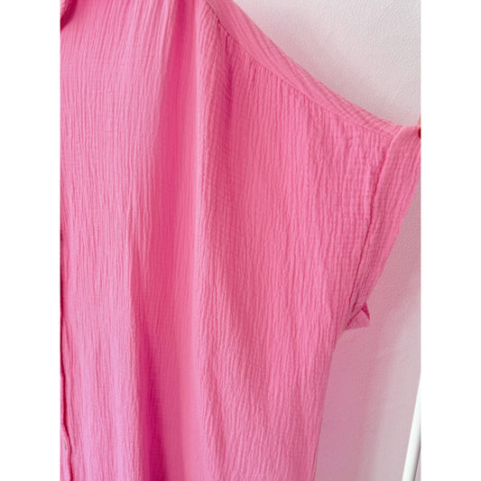 Musselinbluse -pink
