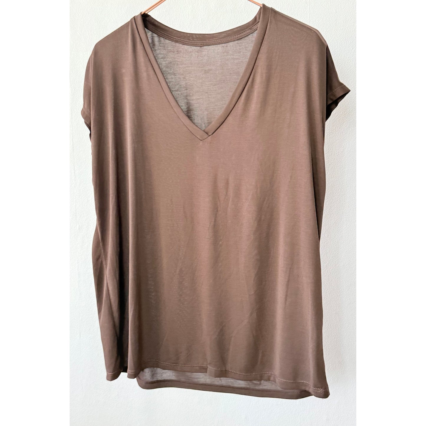 T-Shirt -dunkelbraun