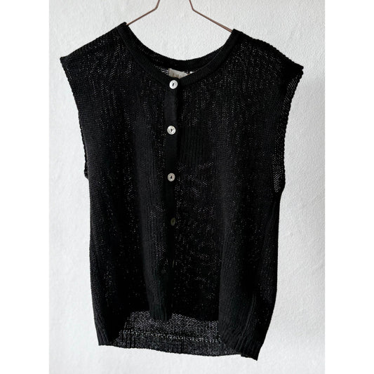 Strickweste -schwarz