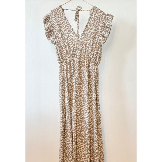 Musselinkleid Leo -beige