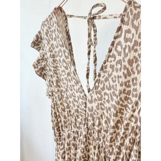 Musselinkleid Leo -beige