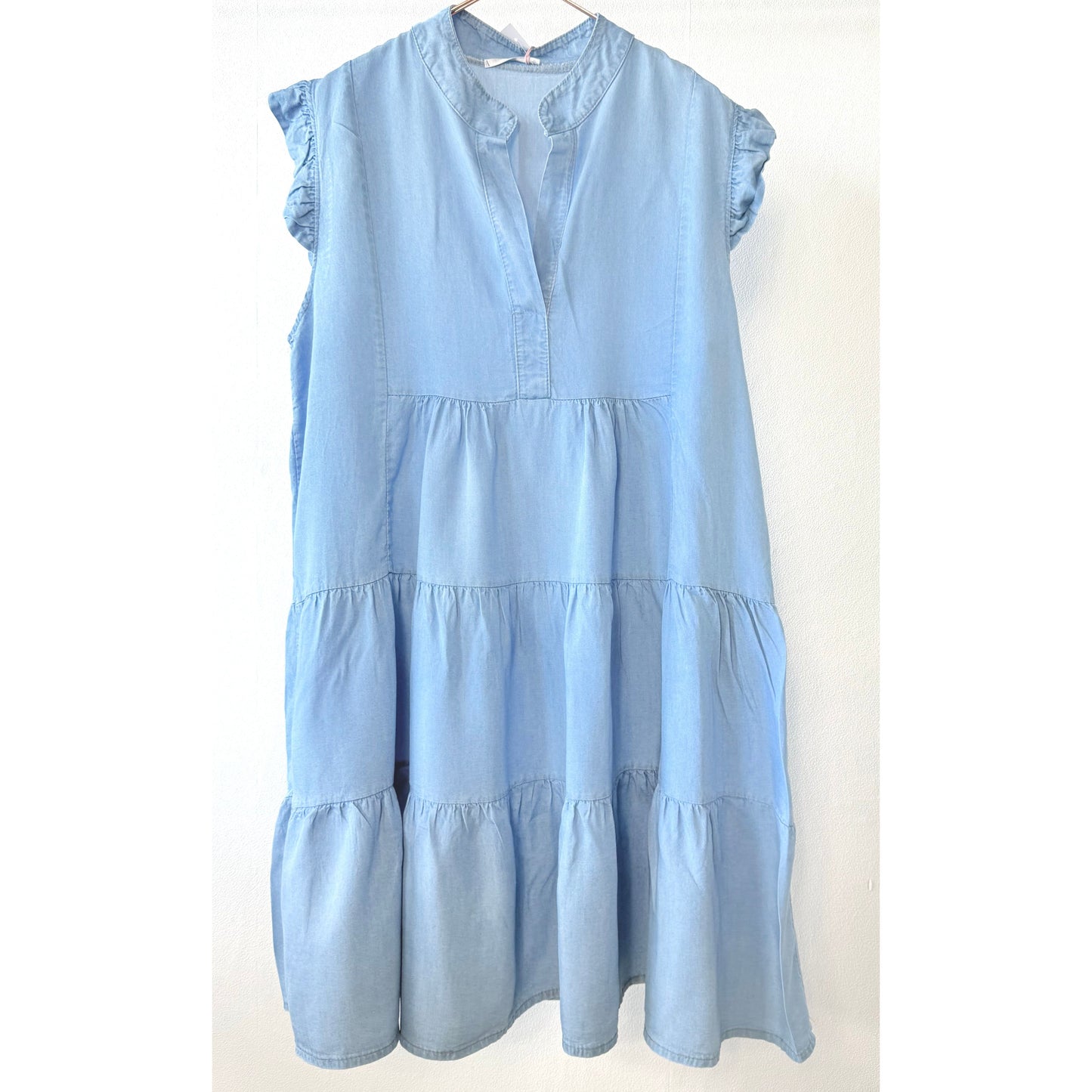 Jeanskleid -soft blue-